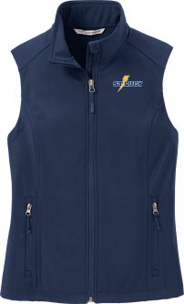 Port Authority Ladies Core Soft Shell Vest - Dress Blue Navy